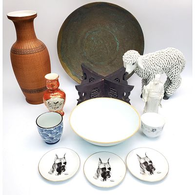 Lot of 11 Chinese & Japanese Items. Lot of 11 Chinese &amp; Japanese Items. Condition: Generally 
