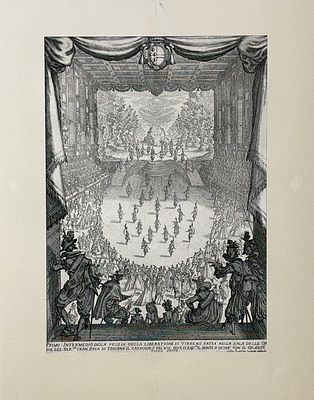 Жака Калло «Интермедия первая: Гигант Тифей под горой Искией», иллюстрация к театральной 