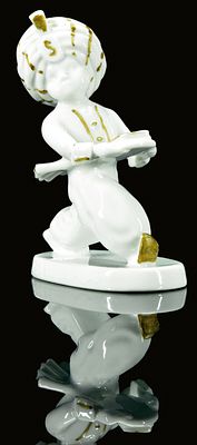 SAROTTI | Zustand: (1) | kleine Werbefigur, Porzellan, Berlin 1977, H 11 cm, Rosenthal, die 