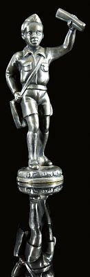 BERLINGSKE TIDENDE | Zustand: (1) | Werbefigur, Zinkguss, DK 30er Jahre, H 17 cm, signiert: 