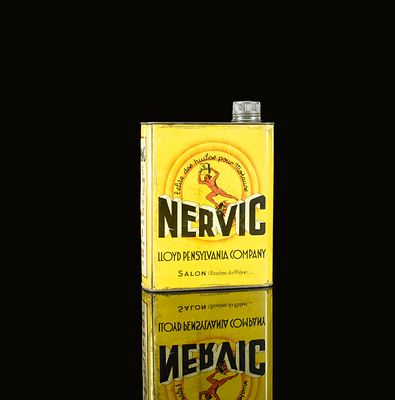 NERVIC - LLOYD PENSYLVANIA COMPANY (1-2). Oil can, tin, filling capacity 2 l, Salon/F 1930s, H 