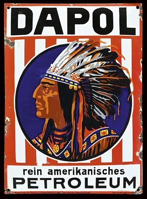 DAPOL | EMAILSCHILD | ZUSTAND (R). Condition (R) | Enamel sign, convex, stenciled, GER around 