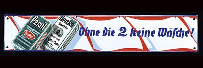 PERSIL - HENKO | EMAILSCHILD | ZUSTAND (1+). Condition (1+) | Enamel sign, convex, stenciled and 
