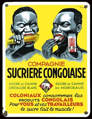 SUCRE DE CANNE | EMAILSCHILD | ZUSTAND (2+). Condition (2+) | Enamel sign, stenciled and 