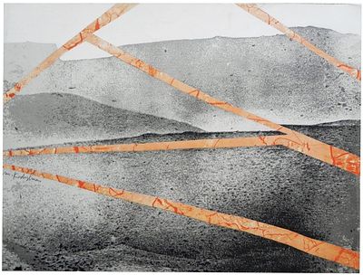 מנשה קדישמן (1932-2015) - מלחמה, 1977-78, הדפס רשת, 50X65 ס"מ, חתום ומסומן .H.C 
מתועד בספר "מנשה 