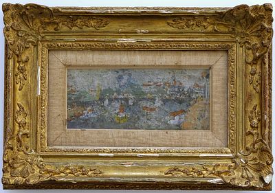 Ivan Puni (also Jean Pougny) (Russian - French, b. Finland 1890-1956) - גשר פונט נף על הסיין, שנות 