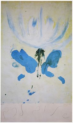 Moshe Gershuni (Israeli, 1936-2017) - "Hello Everyone", 1992, Lithograph, 78 x 46 cm, Signed and 