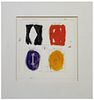 Kimber Smith (American, 1922-1981) - Composition, 1960s, Mixed media on paper (mounted on Image - 1