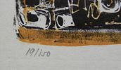 Moshe Tamir (Israeli, 1924-2004) - Floating Figures, 1964, Lithograph, 50 x 34 cm, Hand-signed and Image - 2