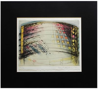 Paul Cloutier (Canadian, b. 1946) - Untitled, 1987, Etching, 24 x 29 cm, Signed in pencil, dated 