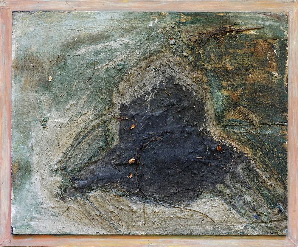 Ruth Dorrit Yacoby (Israeli, 1952-2015) - Untitled, Mixed media on wood, 40 x 50 cm, Unsigned 