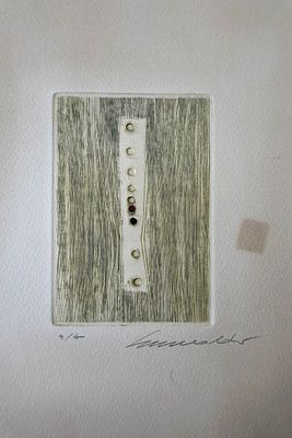 Servulo Esmeraldo (Brazilian, 1929-2017) - Untitled, 1970s, Aquatint and etching, Plate: 15 x 10 