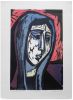 Irving Amen (American, 1918-2011) - "Madonna", Woodcut, 48 x 66 cm, Hand-signed, titled and Image - 1