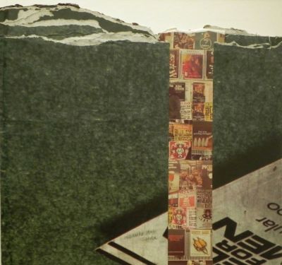 Michael Druks (Israeli - British, b. 1940) - Untitled, London, 1972, Collage, 52 x 51 cm, Signed 