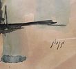 Malvina Kaplan (Israeli - Polish, 1913-1987) - Composition, Watercolor on paper, 67 x 43 cm, SignedImage - 1