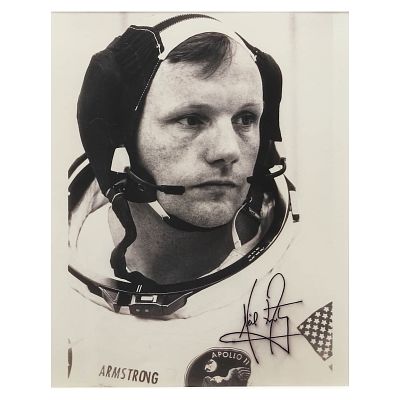 NEIL ARMSTRONG (1930-2012) PORTRAIT IN APOLLO 11 SPACESUIT, 1969. Description Title: Portrait of 
