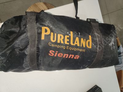 אוהל קטן משומש pureland. pureland sierra camping equipment