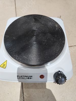 כירה חשמלית קטנה. עובדת, תקינה, ללא אחריות, 18 ס"מ קוטר