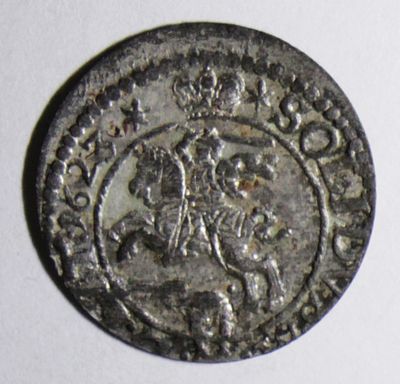 Шиллинг 1623 года. Серебро. Речь Посполитая. Красивый штемпельный блеск. Сохранность отличная.