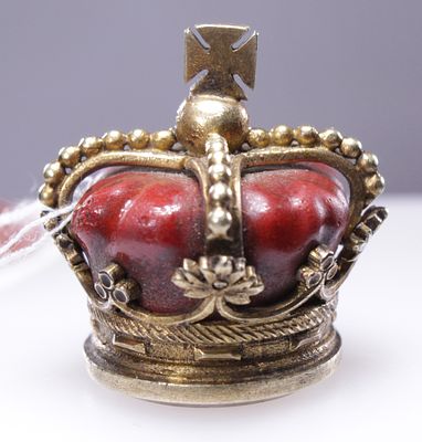 Печать одного из князей Кочубеев. Российская Империя, середина — вторая половина XIX в. Серебро 