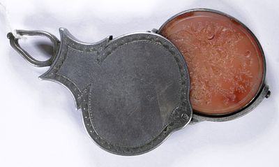 Двусторонняя печать представителя иностранного графского рода. 2-я половина XIX — начало XX в. . 