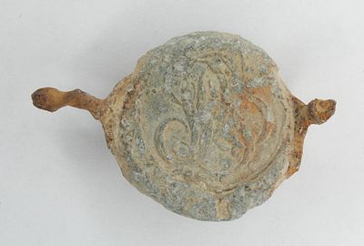 Вислая печать XVIII века, с вензелем.