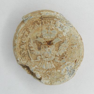 Вислая печать с императорским орлом.