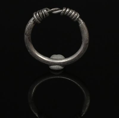 Roman ring. ITEM: Ring MATERIAL: Silver CULTURE: Roman PERIOD: 1st Century A.D 
