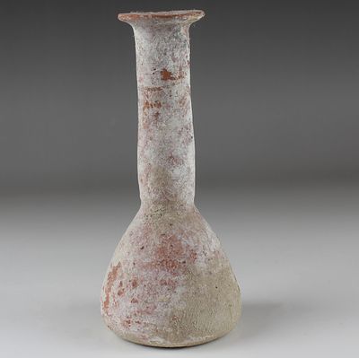 Roman unguentarium, Ex MUSEUM. ITEM: Unguentarium MATERIAL: Pottery CULTURE: Roman 