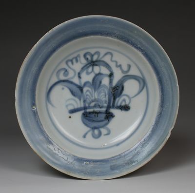 Chinese plate, Tek Sing shipwreck. ITEM: Plate MATERIAL: Pottery CULTURE: Chinese, Tek 