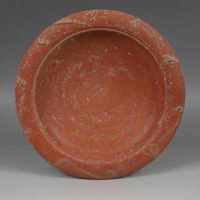 Roman bowl with decoration. ITEM: Bowl with decoration MATERIAL: Terra Sigillata CULTURE: 
