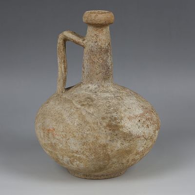 Roman jug. ITEM: Jug MATERIAL: Pottery CULTURE: Roman PERIOD: 1st - 3rd Century A.D 