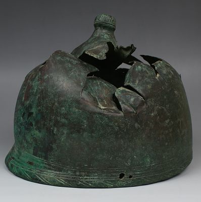 Roman Montefortino helmet, Group 1 - Type Robinson B, Coarelli D. ITEM: Montefortino helmet 