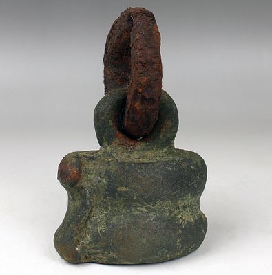 Roman weight in the shape of an astragalus with Greek inscription. ITEM: Weight in the shape 