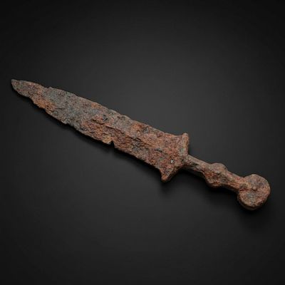 Roman dagger 'Pugio'. ITEM: Dagger 'Pugio' MATERIAL: Iron CULTURE: Roman PERIOD: 