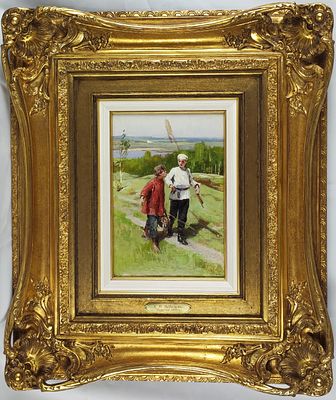 Лебедев Клавдий Васильевич (1852-1916) - Профессор искусств, Известнейший русский художник 