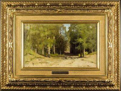 Мещерский Арсений Иванович (1834-1902) - Академика, профессор пейзажной живописи . Красивейшая 