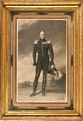 Из коллекции князя Кирилла Васильевича Нарышкина (1877-1950) 
Томас Райт. Большая гравюра 