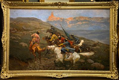 Шедевр! Выдающаяся очень большая картина Профессора и Академика Рубо Франца Алексеевича 