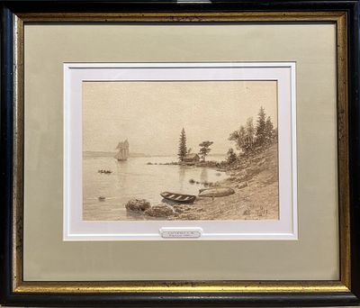 Лагорио Лев Феликсович (1827 – 1905) 
"Курсала" 
1889 год 
Бумага на картоне, 