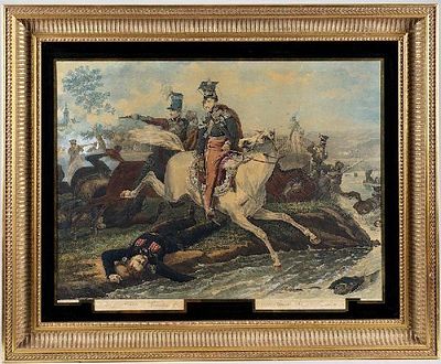 Изумительного качества акватинта Филибер-Луи Дебюкур (1755-1832) по оригиналу Ораса Верне " 