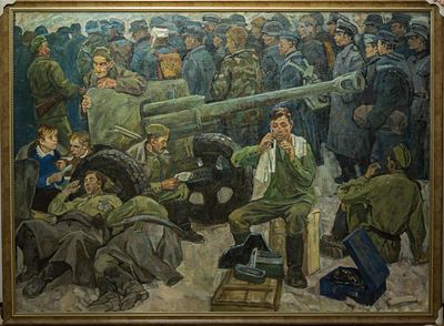 Выдающийся Советский живописец, мастер тематической картины - Богачев Петр Никифорович (1921 - 