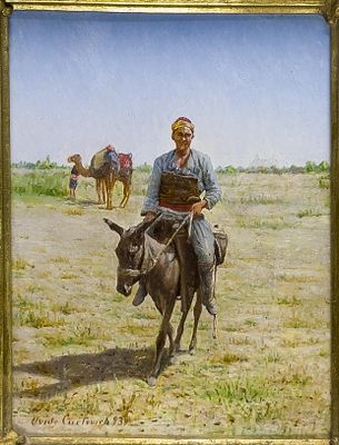 ОВИДИЙ КУРТОВИЧ (Австрия, 1855 г.р.) - русско-австрийский художник ориенталист. 