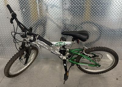 Vertical PK7 bike, 21 speed, junior mountain bike, aluminum frame, dual suspension, 20 inch 