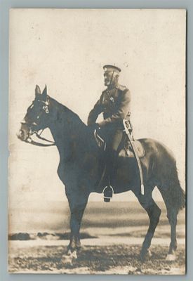 RUSSIAN IMPERIAL MILITARY GRAND DUKE NICHOLAI ANTIQUE REAL PHOTO POSTCARD RPPCРУССКИЙ ИМПЕРСКИЙ