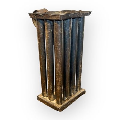 1800s 12 Tube Candle Mold. Good solid original 19th century 12 tube tin candle mold. Very good