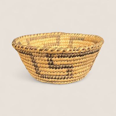 Miniature Pima Bowl. A very nicely woven Pima bowl measuring a miniature 3 1/4 inches in 