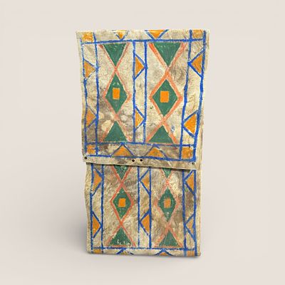 Plains Parfleche Envelope. Circa 19th century, probably eastern Plateau. Great natural colors. 