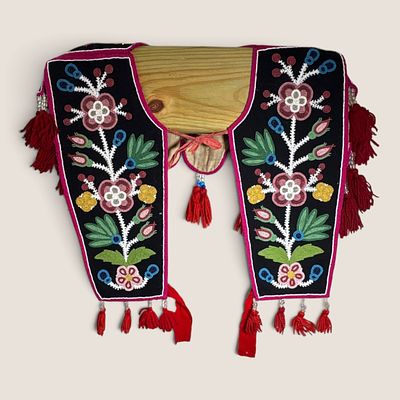 Great Lakes (Ojibwe) Ceremonial Beaded Bib/Apron. Rare! An exceptional great lakes ceremonial 