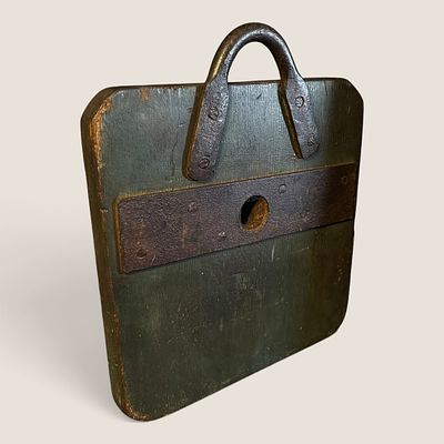 Pre 1900 " Circus Pole Support ". Pre 1900 " circus pole support ", used in a circus or carnival 